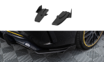 Maxton Street Pro Heck Ansatz Flaps Diffusor + Flaps Mercedes-AMG CLA 45 C117 Facelift schwarz Hochglanz MECLA117AMGAEROCNC-RSD1BRB+RSF1-G
