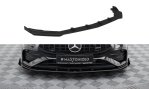 Maxton Street Pro Front Ansatz + Flaps Mercedes-AMG A35 W177 Facelift schwarz Hochglanz MEA177F35CNC-FD1B+FSF1-G