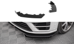 Maxton Front Flaps Volkswagen Golf R Mk7 schwarz Hochglanz VWGO7RCNC-FSF1-G