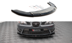Maxton Front Ansatz V.2 für Seat Ibiza Cupra Mk3 schwarz Hochglanz SE-IB-3-CU-FD2-G