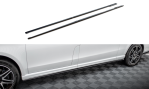 Maxton Seitenschweller Ansatz für Mercedes-Benz V-Klasse Extra Long AMG-Line W447 Facelift schwarz Hochglanz ME-V-447F-AMGLINE-XL-SD1A+B+C-G