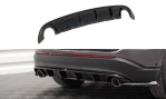Maxton Diffusor Heck Ansatz für Ford Edge Mk2 schwarz Hochglanz FO-ED-2-RS1-G