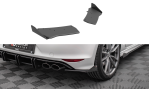 Maxton Street Pro Heck Ansatz Flaps Diffusor +Flaps für Volkswagen Golf R Mk7 schwarz Hochglanz VWGO7RCNC-RSD1BRB+RSF1-G