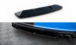 Maxton Mittlerer Cup Diffusor Heck Ansatz Audi TT S 8S Facelift schwarz Hochglanz AU-TT-3-S-RD1-G