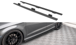 Maxton Street Pro Seitenschweller Ansatz für Audi S3 / A3 S-Line Sportback 8V Facelift AUS33FSBCNC-SD1BRB