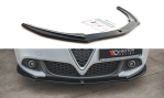 Maxton Front Ansatz V.1 für Alfa Romeo Giulietta Facelift schwarz Hochglanz AL-GU-1F-FD1-G