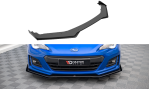 Maxton Street Pro Front Ansatz für +Flaps für V.1 + Flaps Subaru BRZ Mk1 Facelift schwarz Hochglanz SUBRZ1FCNC-FD1BRB+FSF1-G