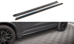 Maxton Seitenschweller Ansatz für Volvo XC90 R-Design Mk2 Facelift schwarz Hochglanz VO-XC90-2F-RDESIGN-SD1-G