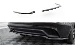 Maxton Mittlerer Cup Diffusor Heck Ansatz Jaguar XE X760 Facelift schwarz Hochglanz JA-XE-1F-RSD1G+RD1-G