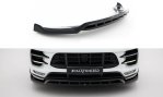 Maxton Front Ansatz Porsche Macan Turbo Mk1 schwarz Hochglanz PO-MA-1-TURBO-FD1G+FD1R-G