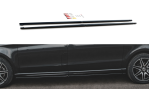 Maxton Seitenschweller Ansatz für Mercedes-Benz V-Klasse Long AMG-Line W447 Facelift schwarz Hochglanz ME-V-447F-AMGLINE-SD1A+B+C-G