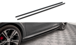 Maxton Seitenschweller Ansatz für Peugeot 208 GTi Mk1 schwarz Hochglanz PE-208-1-GTI-SD1-G