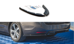 Maxton Heck Ansatz Flaps Diffusor für Peugeot 308 SW Mk2 Facelift schwarz Hochglanz PE-308-2F-SW-RSD1-G