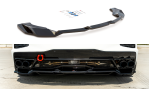 Maxton Mittlerer Diffusor Heck Ansatz für Chevrolet Corvette C8 schwarz Hochglanz CH-CO-C8-RD2-G