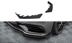 Maxton Front Flaps Mercedes-AMG C63 Limousine / Kombi W205 Facelift schwarz Hochglanz MEC205F63CNC-FSF1-G