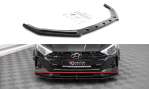 Maxton Front Ansatz V.1 für Hyundai I20 N Mk3 schwarz Hochglanz HY-I20-3-N-FD1-G