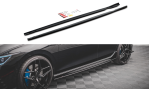 Maxton Seitenschweller Ansatz für V.2 für Volkswagen Golf R Mk8 schwarz Hochglanz VW-GO-8-R-SD2-G