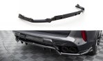 Maxton Mittlerer Cup Diffusor Heck Ansatz BMW X5 M F95 Facelift schwarz Hochglanz BM-X5M-F95F-RD1G+RD2-G