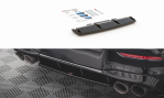 Maxton Mittlerer Diffusor Heck Ansatz für Volkswagen Golf R Mk8 schwarz Hochglanz VW-GO-8-R-RD1-G
