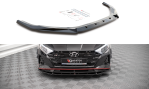 Maxton Front Ansatz V.2 für Hyundai I20 N Mk3 schwarz Hochglanz HY-I20-3-N-FD2-G