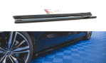Maxton Seitenschweller Ansatz für V.1 für Volvo S60/V60 R-Design Mk3 schwarz Hochglanz VO-S60-3-RDESIGN-SD1-G