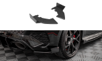 Maxton Street Pro Heck Ansatz Flaps Diffusor +Flaps für Audi RS3 Sportback 8Y schwarz Hochglanz AURS38YCNC-RSD1BRB+RSF1-G