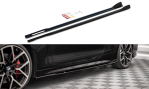 Maxton Seitenschweller Ansatz für V.2 für BMW 4er M-Paket G22 schwarz Hochglanz BM-4-G22-MPACK-SD2-G