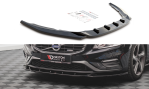 Maxton Front Ansatz V.2 für Volvo S60 R-Design Mk2 schwarz Hochglanz VO-S60-2F-RDESIGN-FD2-G