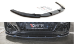 Maxton Front Ansatz V.2 für Audi RS5 F5 Facelift schwarz Hochglanz AU-RS5-2F-FD2-G