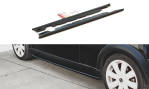 Maxton Seitenschweller Ansatz für Mini Cooper / One R50 schwarz Hochglanz MC-ONE-1-SD1-G