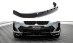 Maxton Front Ansatz V.2 für BMW X4 M-Paket G02 Facelift schwarz Hochglanz BM-X4-02F-MPACK-FD2-G