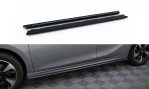 Maxton Seitenschweller Ansatz Opel Corsa F ( Mk6) schwarz Hochglanz OP-CO-F-SD1-G