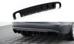 Maxton Diffusor Heck Ansatz Audi A4 B8 Facelift (Version mit Einzelauspuff auf beiden Seiten) AU-A4-B8F-RS1GO_O