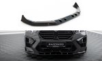 Maxton Front Ansatz V.2 BMW X5 M F95 Facelift schwarz Hochglanz BM-X5M-F95F-FD2-G