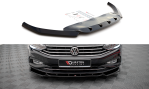 Maxton Front Ansatz V.1 für Volkswagen Passat B8 Facelift schwarz Hochglanz VW-PA-B8F-FD1-G