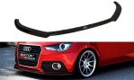 Maxton Front Ansatz für Audi A1 8X schwarz Hochglanz AU-A1-8X-FD1-G