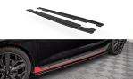Maxton Street Pro Seitenschweller Ansatz für Hyundai I20 N Mk3 HYI203NCNC-SD1BRB