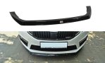 Maxton Front Ansatz V.2 für Skoda Octavia RS Mk3  schwarz Hochglanz SK-OC-3-RS-FD2-G