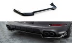 Maxton Mittlerer Cup Diffusor Heck Ansatz Porsche Cayenne SUV / Coupe Mk3 Facelift schwarz Hochglanz PO-CAY-3F-RD1-G