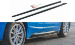 Maxton Seitenschweller Ansatz für BMW X2 F39 M-Paket schwarz Hochglanz BM-X2-39-MPACK-SD1-G