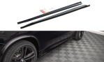 Maxton Seitenschweller Ansatz für BMW X5 M F15 schwarz Hochglanz BM-X5M-15-SD1-G