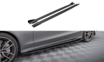 Maxton Street Pro Seitenschweller Ansatz + Flaps Mercedes-AMG C43 Coupe / Cabrio C205 Facelift / A205 Facelift schwarz Hochglanz MEC205F43CCNC-SD1BRB+SF1-G