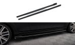 Maxton Seitenschweller Ansatz für Mini Cooper S F56 Facelift schwarz Hochglanz MC-S-3F-56-JCW-SD1-G