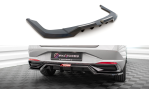 Maxton Mittlerer Diffusor Heck Ansatz DTM Look für Hyundai Elantra Mk7 schwarz Hochglanz HY-EL-7-RD1G+RD2-G