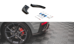 Maxton Heck Ansatz Flaps Diffusor V.2 für Hyundai I30 N Hatchback Mk3 Facelift schwarz Hochglanz HY-I30-3F-N-RSD2-G