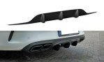 Maxton Diffusor Heck Ansatz für Mercedes C-Klasse C205 63 AMG Coupe schwarz Hochglanz ME-C-205-AMG-C-RS1-G