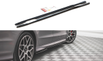 Maxton Seitenschweller Ansatz für Ford Mondeo ST-Line Mk5 Facelift schwarz Hochglanz FO-MO-5F-STLINE-SD1-G