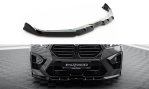 Maxton Front Ansatz V.1 BMW X5 M F95 Facelift schwarz Hochglanz BM-X5M-F95F-FD1-G