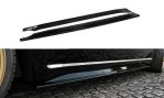 Maxton Seitenschweller Ansatz für Jeep Grand Cherokee WK2 Summit Facelift schwarz Hochglanz JE-GC-4F-SU-SD1-G