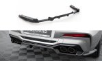 Maxton Mittlerer Cup Diffusor Heck Ansatz BMW X4 M F98 schwarz Hochglanz BM-X4M-F98-RD1G+RD2-G